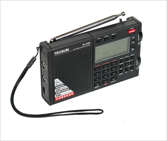 Original PL-330 Radio Receiver FM/MW/SW/LW All Band Portable Radio FM + BL-5C Battery