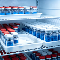 Peptide de cuivre bleu GHK-Cu Tripeptide-1 Qualité cosmétique Haute pureté (99%-99,9%) Matière première Poudre lyophilisée Vrac Usine