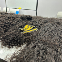 Extensions de cheveux naturels bouclés vierges vietnamiens en gros, base en dentelle fine, trame plate, faible chute, sans cheveux humains