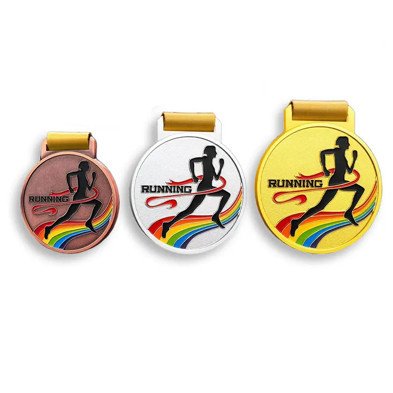 Großhandel Schlüssel-Medaille Laufen Boxen Kung-Fu Turnier Bronze-Fisch-Kinder-Medaillen Made in China Fahrrad individuell angepasst