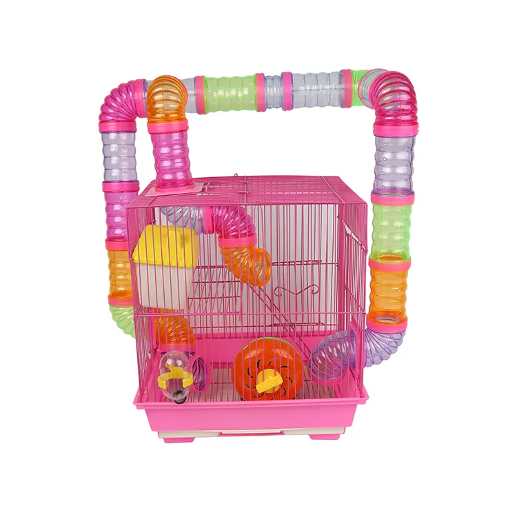 U-Type Plastic Pipe Line Tube Training Playing Connected External Tunnel Toys For Small Animal Hamster Cage Product Supplies