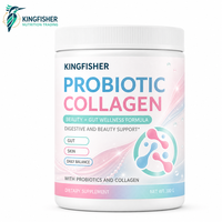 Poudre de boisson beauté au goût baies, peptides de collagène hydrolysés en gros avec probiotiques pour le bien-être quotidien, marque privée ODM