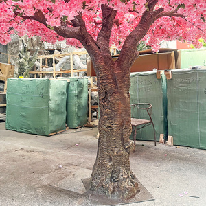Décoration de bibliothèque d'intérieur Arbre à fleurs artificielles Grand arbre à fleurs de cerisier pour ornement de mariage Arbre à fleurs de cerisier rose/<span class=keywords><strong>blanc</strong></span> - Product Image 2