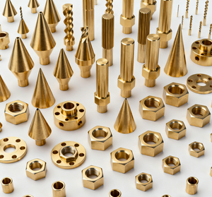 قطع نحاسية مصنعة بتقنية التحكم الرقمي بالحاسوب، خراطيش نحاسية، مسامير سداسية، بوشات دقيقة - Product Image 1