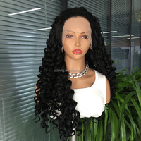 Premium Long Wavy Synthetic <strong>Wig</strong> <strong>Best</strong> <strong>Selling</strong> Highlight Brown Blonde Body Wave High Temperature Fiber Hair <strong>Wigs</strong>