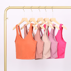 Women's Breathable Casual Sports Bra for Gym Workout Eco-Friendly Fitness <b>Apparel</b> with Front Logo Online Sale - Product Image 6