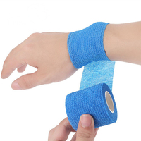 Bandage adhésif Non tissé pour chien, 2 pièces, accessoire médical, pour le sport au toucher des animaux de compagnie, bandage élastique