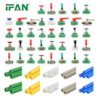 Raccords IFAN sans soudure ISO 15874 PPR 20-125MM Matériaux de plomberie Type complet PN25 Raccords PPR pour l'alimentation en eau