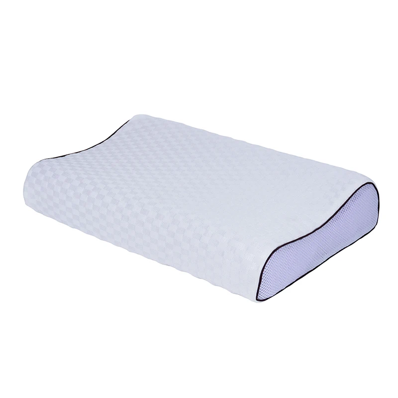 New Technology Bed Pillow 100% TPE Grid Breathable Ergonomic Neck Supportive Pillow Cervical Pillow