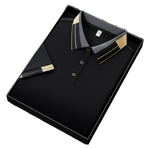 RNSHANGER Camisas Personalizadas para Hombre, Cómodas, Transpirables, Casuales de Negocios, Color Sólido, Moda, Tejido de Poliéster Liso Teñido - Product Image 4