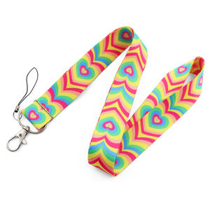 Lanière de téléphone en polyester écologique de 2x90 cm, prête à l'emploi en magasin, avec crochet d'étagère, logo de magasin personnalisé, conception anti-emmêlement - Product Image 4