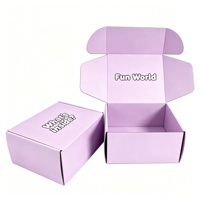 Emballage cosmétique personnalisé avec impression couleur de qualité supérieure, laminé mat, boîte d'expédition avec design de marque OEM pour les entreprises en ligne