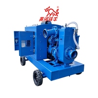 Pompa Vakum Diesel Mobile Self-priming untuk Dewatering Sumur dan Pompa Limbah
