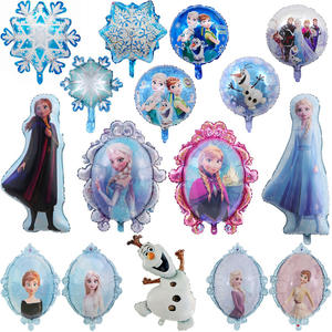 Série Frozen Décorations d'Halloween Feuille d'aluminium Elsa <span class=keywords><strong>Anna</strong></span> Olaf Ballons flocon de neige pour les anniversaires de Noël/Nouvel An - Product Image 6