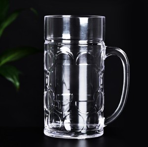 Grande tasse à <span class=keywords><strong>bière</strong></span> en plastique personnalisée <span class=keywords><strong>de</strong></span> haute qualité 1000ML <span class=keywords><strong>1L</strong></span> PS sans BPA - Product Image 3