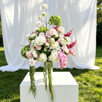 Hochwertige Realistische Handgefertigte Seidenblumenkugel mit Lotus-Design in Zartrosa für Hochzeit, Muttertag, Weihnachten und Partydekoration