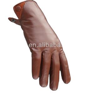 Erkek deri eldiven yeni tasarım ince kırmızı şarap rengi bisiklet eldiveni kontrast kış bayan uzun deri eldiven 1 çift/Polybag - Product Image 1