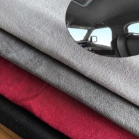 Tissu de revêtement de toit en suède extensible 4 directions de qualité supérieure pour remplacement intérieur de toit de voiture, sellerie automobile