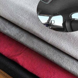 Tissu <span class=keywords><strong>de</strong></span> revêtement <span class=keywords><strong>de</strong></span> toit en suè<span class=keywords><strong>de</strong></span> extensible 4 directions <span class=keywords><strong>de</strong></span> qualité supérieure pour remplacement intérieur <span class=keywords><strong>de</strong></span> toit <span class=keywords><strong>de</strong></span> <span class=keywords><strong>voiture</strong></span>, sellerie automobile - Product Image 2