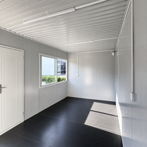 Maison Modulaire <span class=keywords><strong>de</strong></span> Luxe 20FT, Conteneur Préfabriqué en Kit, Économe en Énergie, avec Mur Rideau en <span class=keywords><strong>Verre</strong></span>, Portes et Fenêtres, pour Vie en Extérieur - Product Image 5