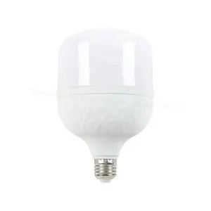 Precio barato Led T Bombilla en forma de T Bombillas DE ALTO vatio LED 5W/10W/15W/20W/30W/40W/50W E27 B22 Venta caliente Fábrica en forma de T precio alto SKD