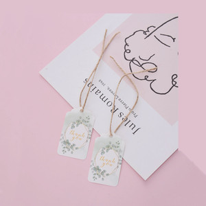 Etiquetas oscilantes de impresión personalizada para ropa, etiquetas de precio de venta al por menor, suministros de boutique, etiquetas para colgar ropa - Product Image 6