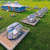 Dôme transparent en forme de bulle pour maison de campagne, maison PC, dôme pour salle à manger, café, stations balnéaires, villas, camping