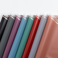 Papier d'emballage personnalisé en gros, papier d'emballage de luxe pour cadeaux, papier d'emballage avec logo floral pour offrir des cadeaux de vacances