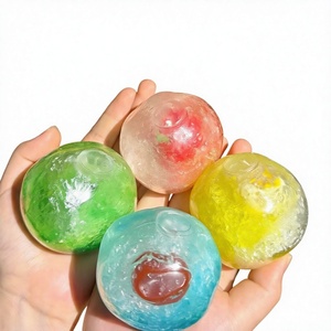 Handmade TPR Squish <b>Ball</b> Fidget Toy Soft Squeeze <b>Stress</b> Relief Sensory Gel <b>Ball</b> for Games - Product Image 4