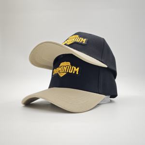 Casquette de baseball sportive personnalisée avec logo en caoutchouc 3D en relief, broderie à la main, tissu Oxford Dobby, haute qualité, couleur unie, 6 panneaux - Product Image 4