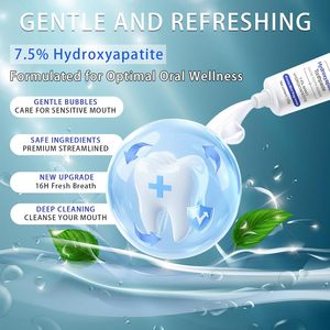 Fluoride Free <b>Toothpaste</b> 7.5% Nano Hydroxyapatite Whitening Enamel Repair Sensitive Teeth Mint Oral Care 120g - Product Image 3
