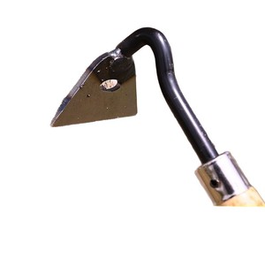 Mini Hoe Carbon Steel Triangular Blade 6in Black For Weeding Planting Gardening Outdoor Use - Product Image 1