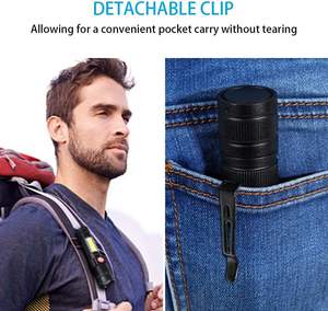 Lampe torche tactique LED 2-en-1 robuste, rechargeable USB-C, longue portée, magnétique, nouvelle collection 2025 – Vente en gros - Product Image 5