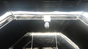 <span class=keywords><strong>Serre</strong></span> de chanvre de privation de lumière de système d'ombrage de panne d'électricité automatique de cerceau d'envergure simple pour médical - Product Image 2