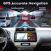 Autoradio Android 14 avec écran tactile de 12,3 pouces, CarPlay sans fil pour Toyota Prado Series