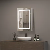 Miroir mural intelligent à led, pour médecine moderne, avec capteur de mouvement, armoire à miroir pour salle de bains, armoire à miroir