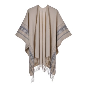 Écharpes en cachemire pour femmes, châles d'hiver, style népalais, couleur unie, franges, capes, écharpe en <span class=keywords><strong>acrylique</strong></span>, ponchos pour femmes - Product Image 3