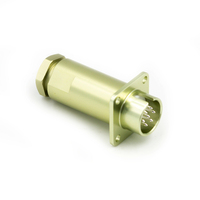 Conector PC-B Ruso de 7 Pines Macho con Carcasa Trasera