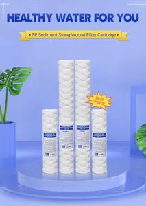 Micron Grade Pp Waxed String Wound Filter Cartridge Suitable For Prefiltration For Pure Water System