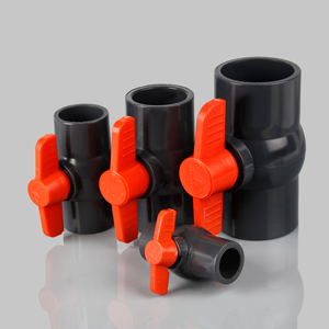 Venta Directa de Fábrica: Válvulas de Bola de Plástico Gris de 1/2 a 4 Pulgadas, Válvulas de Bola UPVC con Bola de PP - Product Image 3