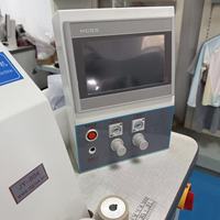 Machine à coudre programmable JY-604 pour soutien-gorge pantalon en cuir collage de bord pour vêtements d'extérieur reliure de bord/fer pliant