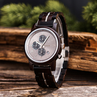 Livraison Rapide Ventes Flash Vente en Gros Faible MOQ Dropshipping Logo Personnalisé OEM Montre en Bois Écologique pour Homme à Cadran à Aiguilles à Quartz