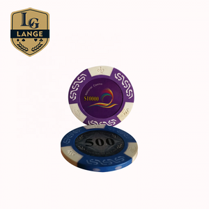 Jetons de poker <span class=keywords><strong>Paulson</strong></span> en argile avec design d'autocollant personnalisé, plateau holographique de casino - Product Image 6