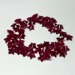 De 3 mm a 8 mm 5 #   Piedra de Corindón <span class=keywords><strong>Rojo</strong></span> Rubí, Gema de Corindón <span class=keywords><strong>Rojo</strong></span> Sintético con Corte Estrella - Product Image 6