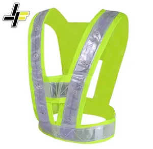 2024 Jinfu OEM ODM Reflective Safety Men V-sharp Vest High Visibility Reflective Safety Adult V-sharp Vest Warning