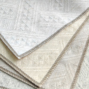 <span class=keywords><strong>Tissu</strong></span> de rideau aspect <span class=keywords><strong>lin</strong></span> doré pour la décoration intérieure occultant et matériau de rembourrage Technique tricotée pour rideaux et canapé - Product Image 1