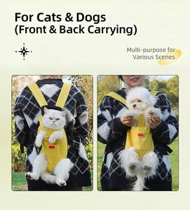 Sac à dos de transport pour animaux de compagnie OEM ODM personnalisé en maille respirante pour chiens <span class=keywords><strong>et</strong></span> chats – Confortable <span class=keywords><strong>et</strong></span> idéal pour les voyages en extérieur - Product Image 2