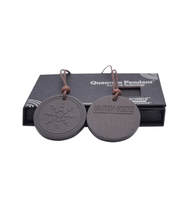 Pendentif samsung Quantum filigrane de couleur noire, collier d'énergie, design de Protection Anti-Radiation, pendentif Emf