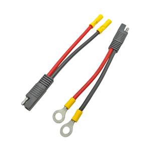Connecteur SAE 12V adaptateur de câble d'alimentation solaire batterie <span class=keywords><strong>moto</strong></span> boîtier de câble de charge fusible avec bornes de type O - Product Image 1