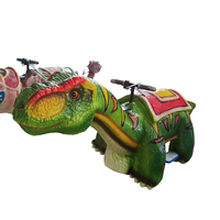 Manège miniature à monnayeur en forme de dinosaure pour parc d'attractions, à vendre